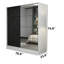Armoire-penderie 2 portes avec 2 tiroirs-186094798