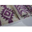 Tapis mauve / ivoire à motif géométrique Shirehampton-26309430