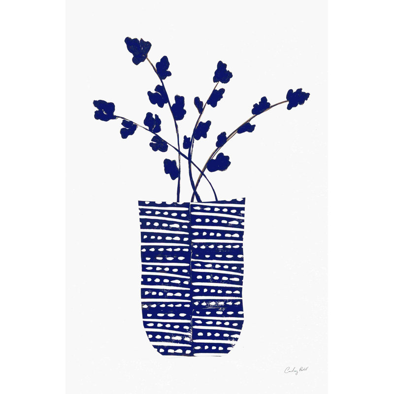 «Shadow Vessel I Navy» par Courtney Prahl - impression, Toile tendue, Non, H 36 po x l 24 po
