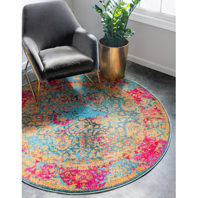 Tapis oriental rouge / bleu Eddins