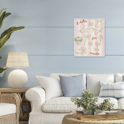 «Il Dolce Far Niente Beach Saying Giclee», conception par The Prints Vibe