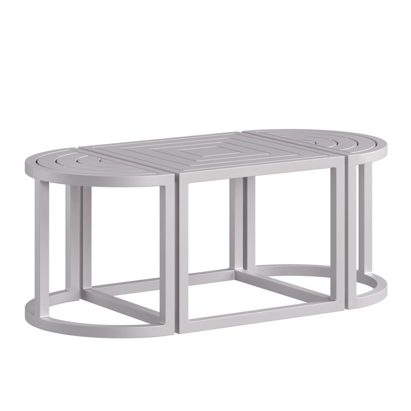 Tea Table (3 Piece), French Gray