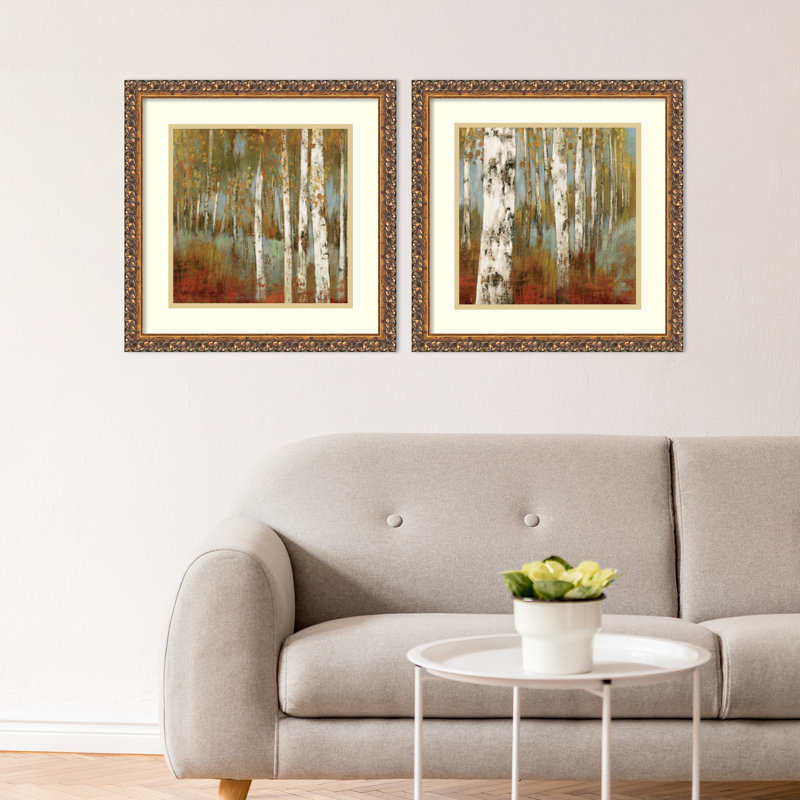 Along the Path  - set of 2  by Allison Pearce Framed Wall Art Prints
