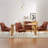 Velvet Upholstered Side Chair  With Gold Legs-1361416368