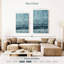 Avery Rain Abstract II bleu argenté-108505051