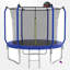 Trampoline de cour moderne de 8 pi avec enceinte sécuritaire Modern Luxury Furniture