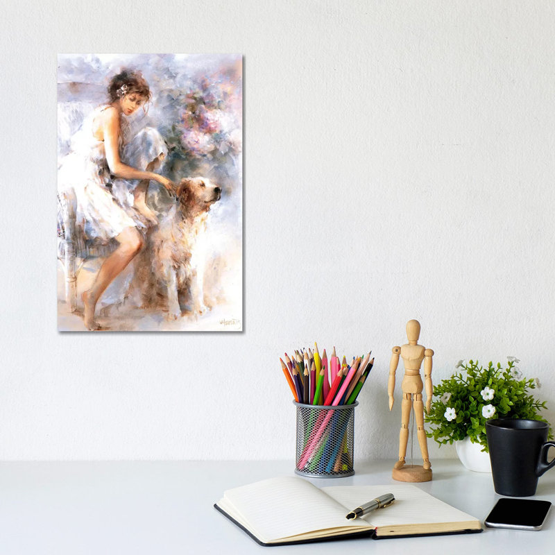 Friendship II by Willem Haenraets - Wrapped Canvas Print, 20.32 cm H x 30.48 cm W