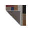 Tapis décoratif multicolore à motif géométrique mixte-69872405
