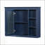 Meuble-lavabo moderne 36 po avec armoire à pharmacie, 2 portes à fermeture douce, 4 tiroirs et lavabo simple en céramique pour un rangement élégant-1038772420
