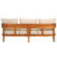 Theor Solid Acacia Wood Outdoor Sofa