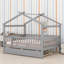 Lit en bois avec couchette-1829324157