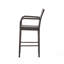 Tabourets d'extérieur modernes avec osier durable et structure en métal