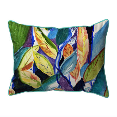 Floral Outdoor Throw Pillow
