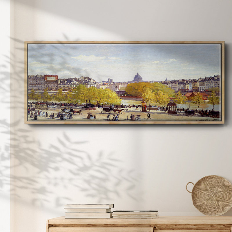 Que Du Lourve 1867 - toile encadrée