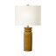Ellen Degeneres Feikudo 1 Light Bedroom Home Office Living Room Lamp With White Linen Shade-1816897231