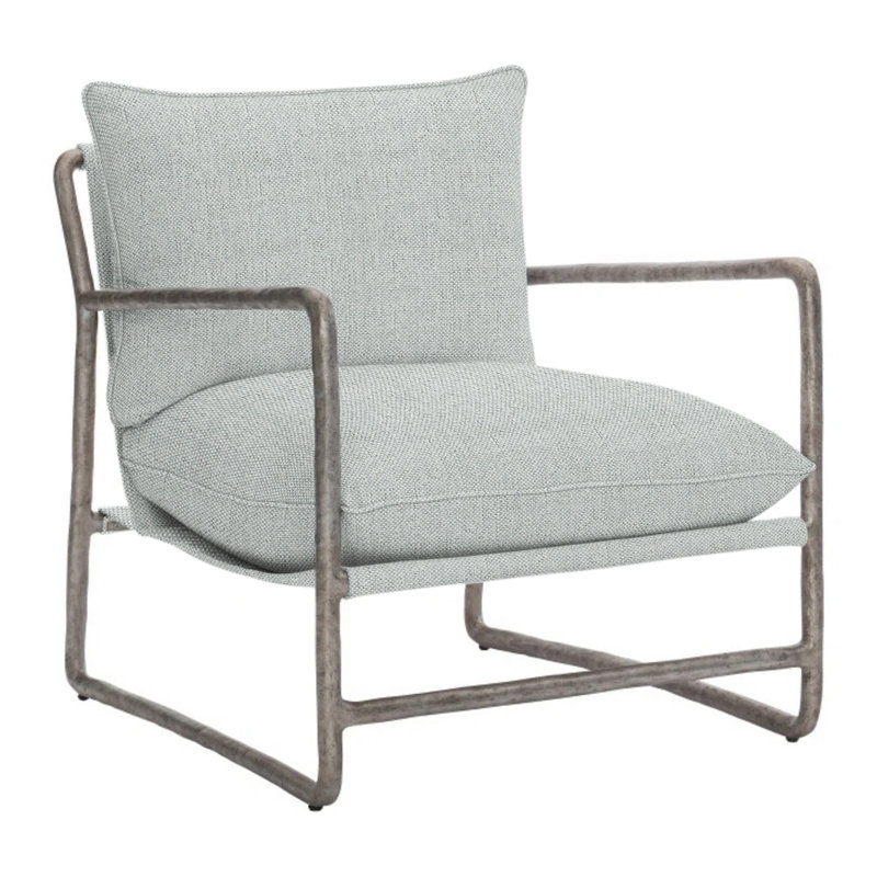 Sorrento Swivel Patio Chair with Cushions, Light Grey Linen 6032-010
