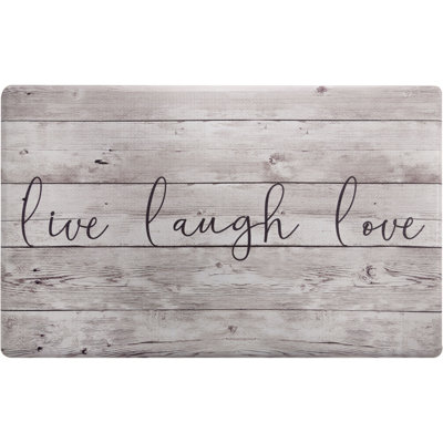 Tapis anti-fatigue Cozy Living Live Laugh Love