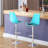 Claudia Adjustable Swivel Bar Stools, Kitchen Counter Height Barstools Dining Chairs with Footrest-88044351