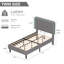 Lit plateforme tapissier Kaleea-1667695542