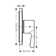 AXOR Citterio M Pressure Balance Faucet Trim with Lever Handle