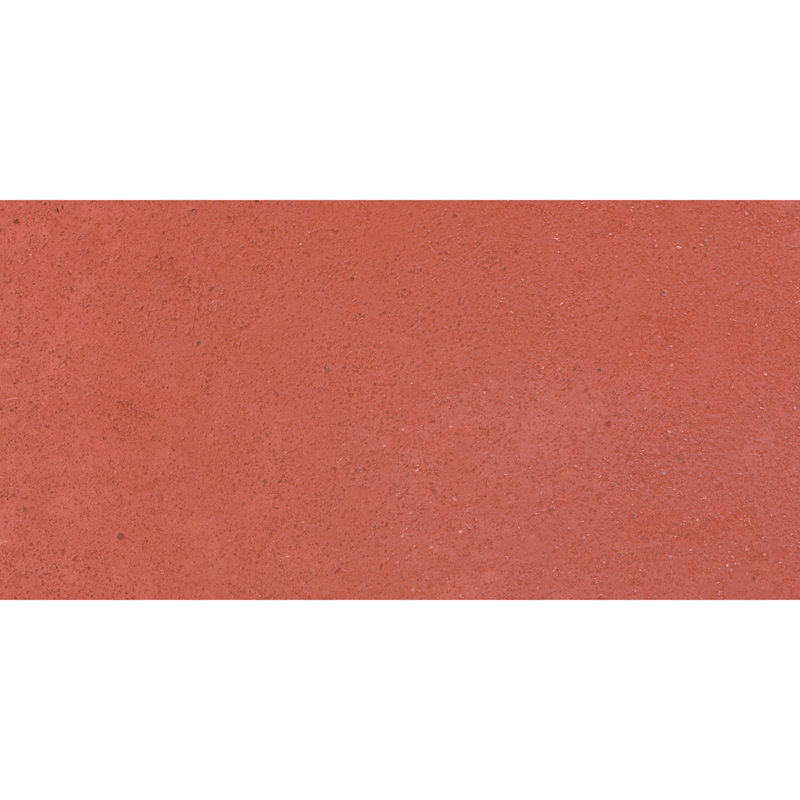 Party Time Semi-Polished 12'' W x 24'' L Porcelain Concrete Look Singular Tile, Cherry