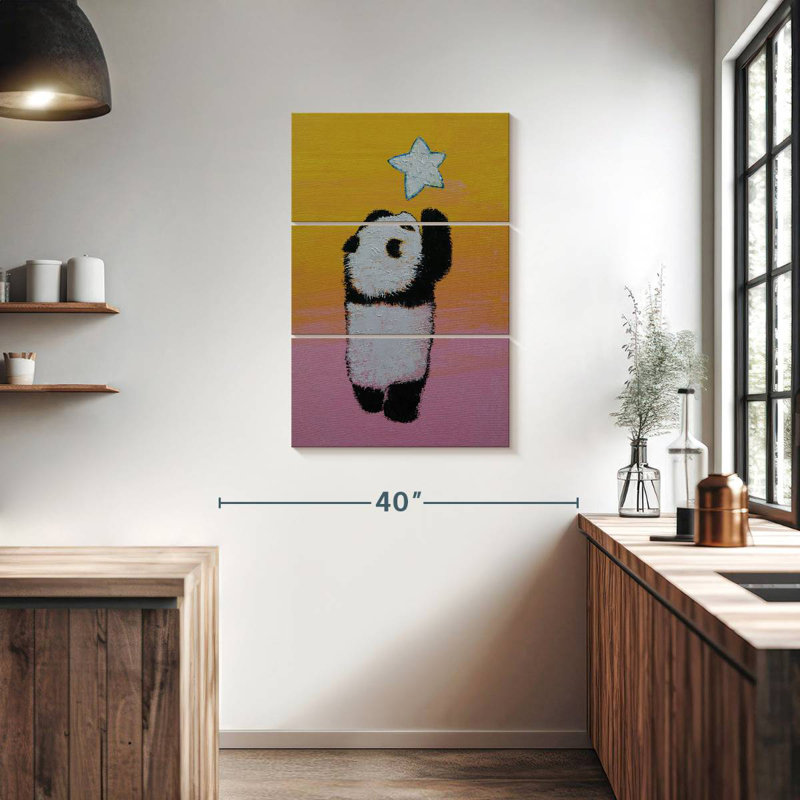 Brampt Panda Star, 38" H x 24" W