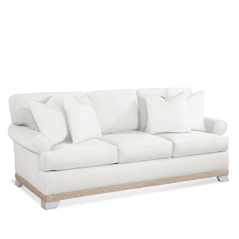 Fairwind 83" Sofa Bed with Reversible Cushions, Elite Ivory; 0321-91, Gel Memory Foam Mattress