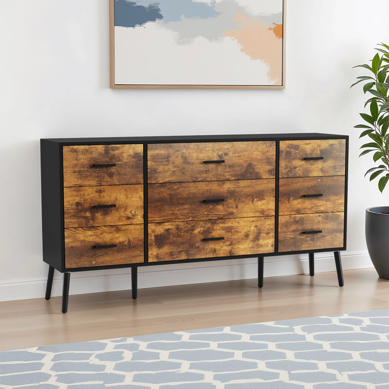 Commode l 61,4 po à 9 tiroirs Norvil