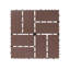 Carreaux de terrasse en plastique à emboîtement, 44 paquets de tuiles de terrasse, 12 pouces x 12 pouces imperméables pour une utilisation toutes saisons, tuiles de terrasse pour piscine, brun-124356257