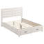 Lit de style bord de mer blanc Eastern Eastern