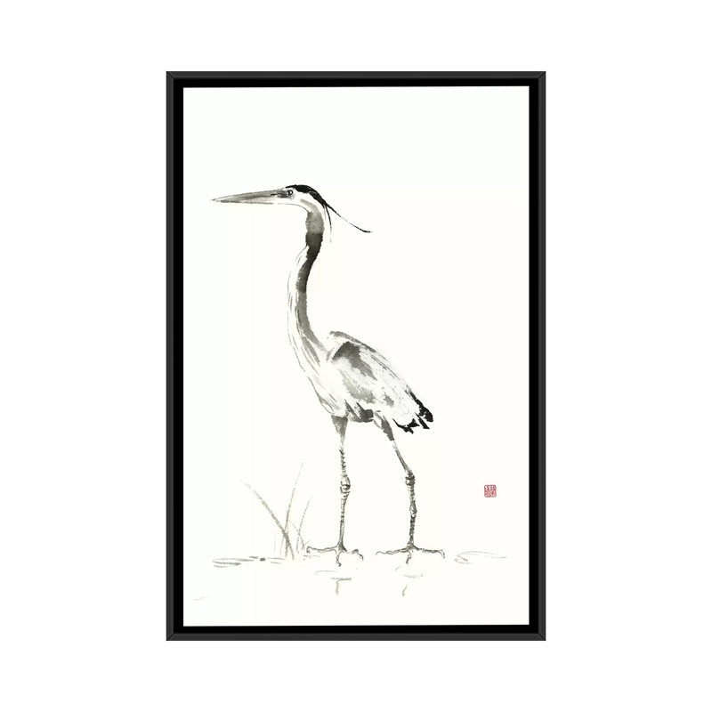 « soirée watch ii », reproduction sur toile, H 26 po x l 18 po x P 1,5 po, Toile avec cadre noir, Pas de tapis