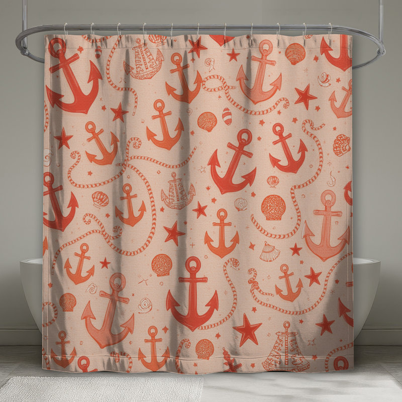 Rideaux de douche Anchor, L 70 po x H 84 po
