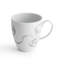 Botanical Leaf Handmade Porcelain Coffee Mug