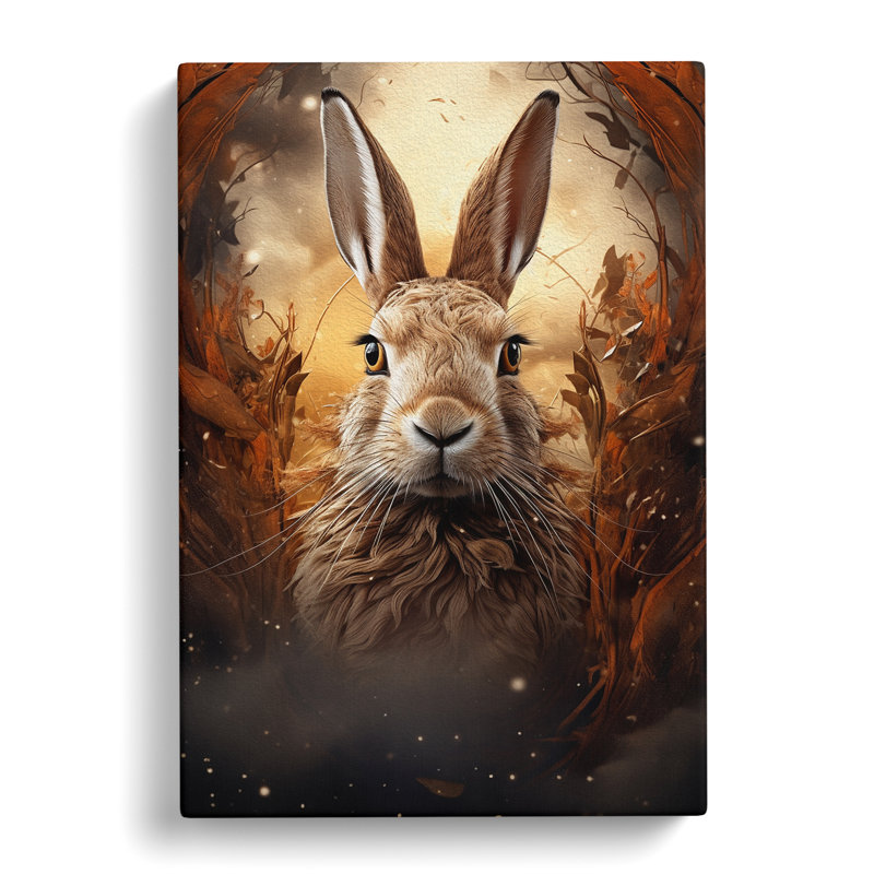 Hare Digital - Print, 50cm H x 35cm W x 3cm D