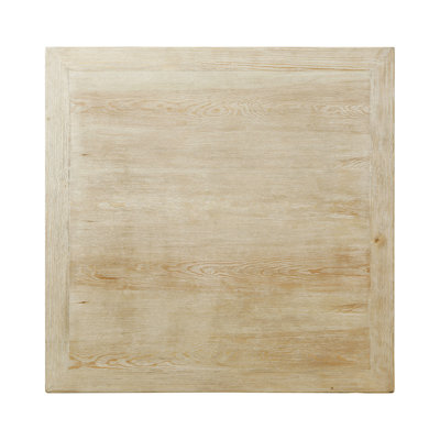 Peking Ming  Square Coffee Table with Weathered Whitewash