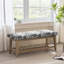 Polyester Upholstered Storage Bench-1152980914