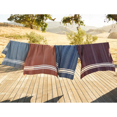 Cirrus Cotton Hand Woven Throw Blanket