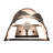 Rustic Lodge Bronze Flush Mounted Sconce