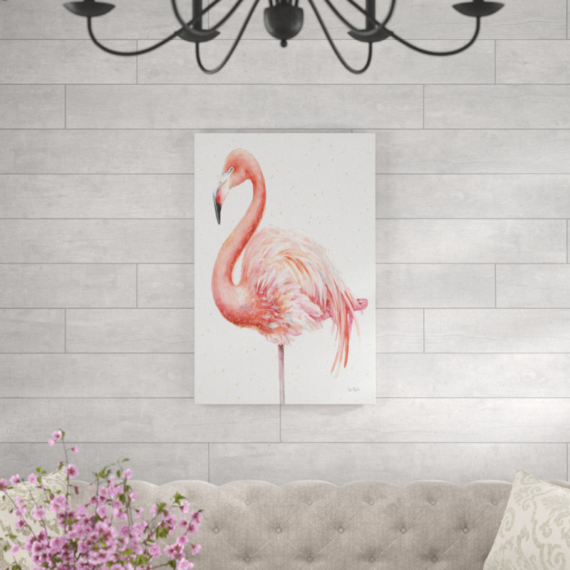 " Gracefully Pink V " by Lisa Audit Painting Print, 36" H x 24" W