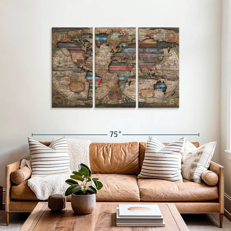 Aliaz Distress World, 36" H x 57" W