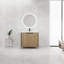 Meuble-lavabo autoportant avec lavabo en résine