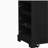 With trash bin storage cabinet, power outlets, internal storage shelves, 5-wheel mobile kitchen island, 3 drawers, 3 open shelves for 10-gallon trash can, black-1873634383