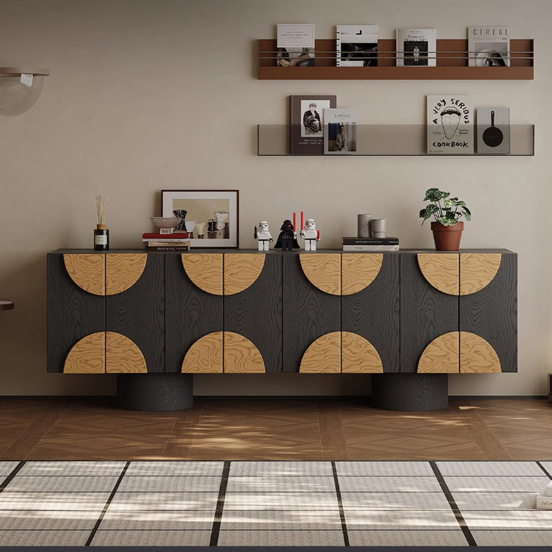 Buffet de rangement rétro minimaliste