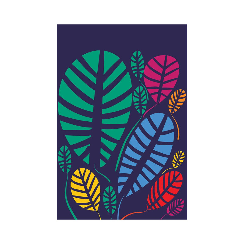 Summer Flowers In The Night by Emmanuel Signorino - Wrapped Canvas Gallery-Wrapped Canvas Giclée, 20.32 cm H x 30.48 cm W
