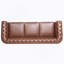 Canapé Chesterfield en polyuréthane à accoudoirs roulés.-114427252