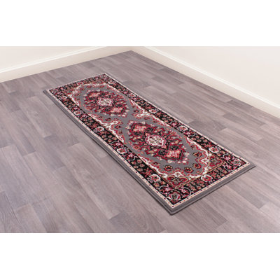 Nickelson Oriental Hand Woven Area Rug