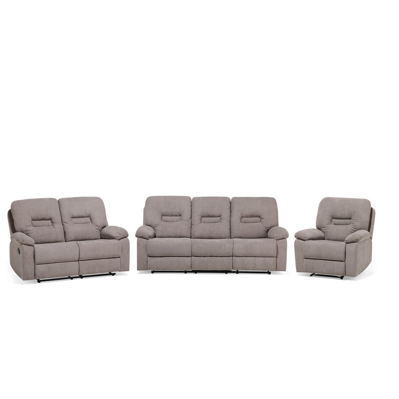 Wiggin 3 - Piece Living Room Set, Taupe