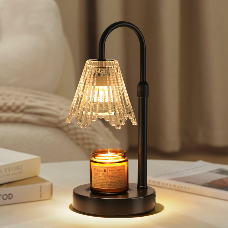 Retro Candle Heating Lamp - Smart Dimming Timer Aromatherapy Wax Heater, Safe And Energy-saving Wax Melting Lamp, Suitable For Various Canned Candles, Warm Home Decoration Gift Brand: 
