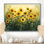 «Country Side Sunflower Golden Glow II - Sunflowers», art mural