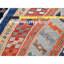 Tapis oriental rond bleu en laine noué à la main 12 pi x 12 pi Ralph Lauren 7B65B2A12E2F41E89002D15D7B045D8E